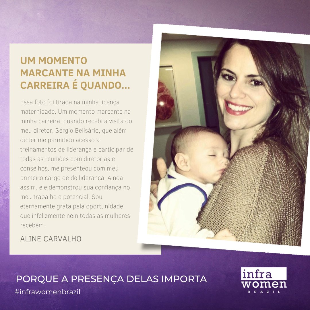 infrawomen's tweet photo. Como não se derreter por essa foto em um momento tão marcante na vida de uma mulher, que teve apoio para continuar seguindo seus sonhos. 
Obrigada, Aline Carvalho, por partilhar esse capítulo de sua história com a gente. #infrawomen https://t.co/z9gLUwArGa