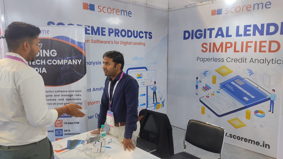 ScoremeSolution's tweet image. We&apos;re Excited to have been a part of &quot;Convergence India 2023&quot; as an exhibit partner! 

Our team at ScoreMe Solutions enjoyed showcasing our latest products and services to attendees at Pragati Maidan.

#ScoreMeSolutions #ConvergenceIndia2023 #ExhibitPartner #Event