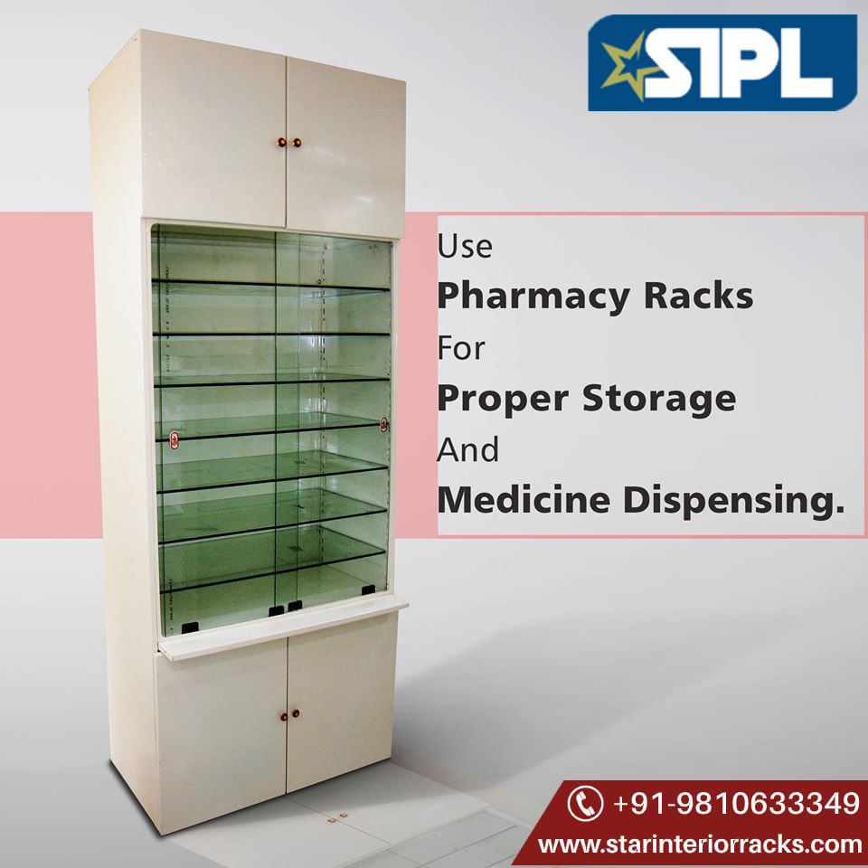 𝑺𝒕𝒂𝒓 𝑰𝒏𝒕𝒆𝒓𝒊𝒐𝒓𝒔 𝑷𝒓𝒊𝒗𝒂𝒕𝒆 𝑳𝒊𝒎𝒊𝒕𝒆𝒅'𝒔 special pharmacy racks can help you preserve medicines safely and securely.

𝑪𝒐𝒏𝒕𝒂𝒄𝒕 𝑫𝒆𝒕𝒂𝒊𝒍𝒔:
𝑾𝒆𝒃𝒔𝒊𝒕𝒆: starinteriorracks.com
𝑪𝒐𝒏𝒕𝒂𝒄𝒕 𝑵𝒐: +91-9810633349

#PharmacyRacks