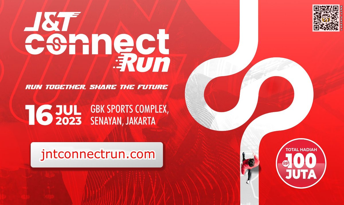 LarikuInfo's tweet photo. 🔽
📦 J&amp;T Connect Run
🗓 16 Juli 2023
👟 5K/10K • Road Run
🗺️ GBK - Jakpus
💛
🔵 https://t.co/u46ue2wq7t ⏪
🔺
🔺

••••
#JnTConnectRun #JnTExpressIndonesia #IMRoadRunner #LariKuinfo #RoadRun #FunRun #CharityRun #jntexpressid  #JnTExpress https://t.co/Bt0DIS0Y9P https://t.co/dexIT1Atu9