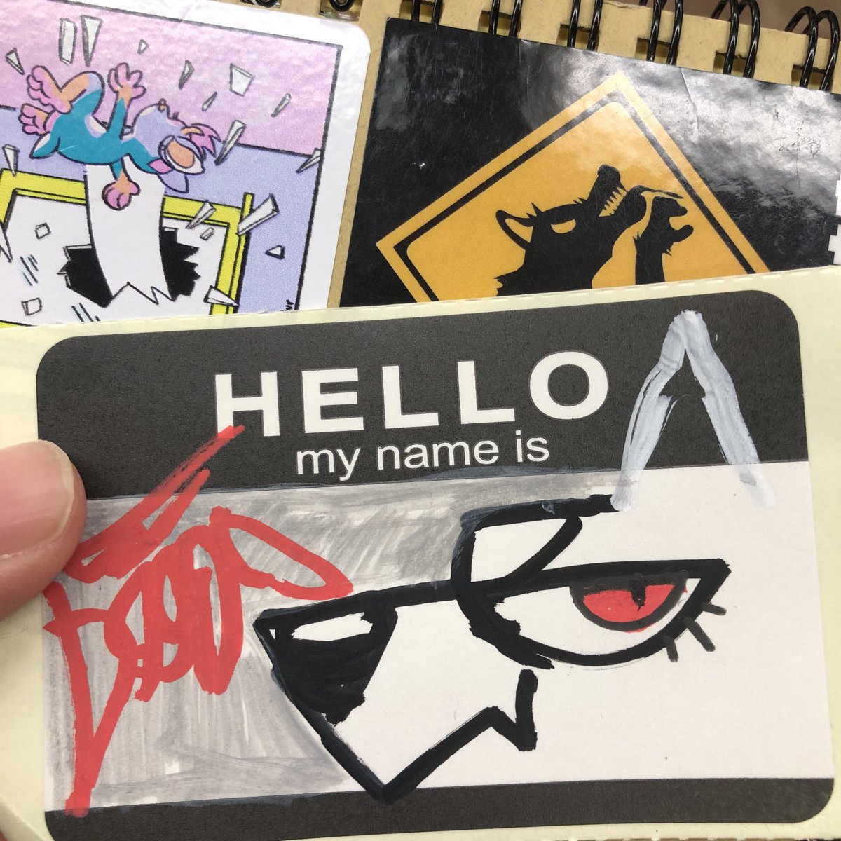 dogteeth85's tweet photo. This is my new sticker:3 #tagging #furryart #stickes https://t.co/Z4KldBoelg