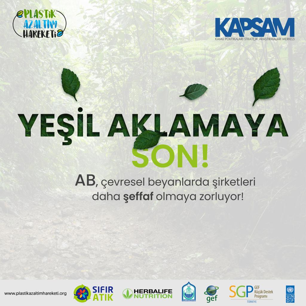 🇪🇺Avrupa Birliği’nin 2020 yılında yaptığı araştırma, AB’deki çevresel beyanlar hakkındaki sorunları ortaya koyuyor.

🔑        AB'deki çevresel beyanların %53,3'ü belirsiz ve yanıltıcı, %40'ının ise ispatlanamaz olduğu ortaya koyuldu.📊