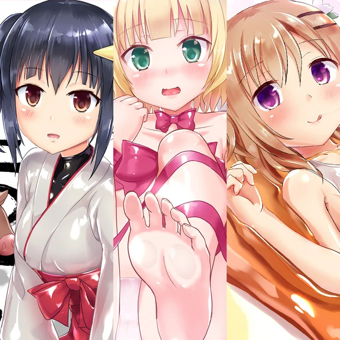 支援サイトの過去絵を再公開しています今回は2019年1月と2月です～Fantia ▸  ▸  