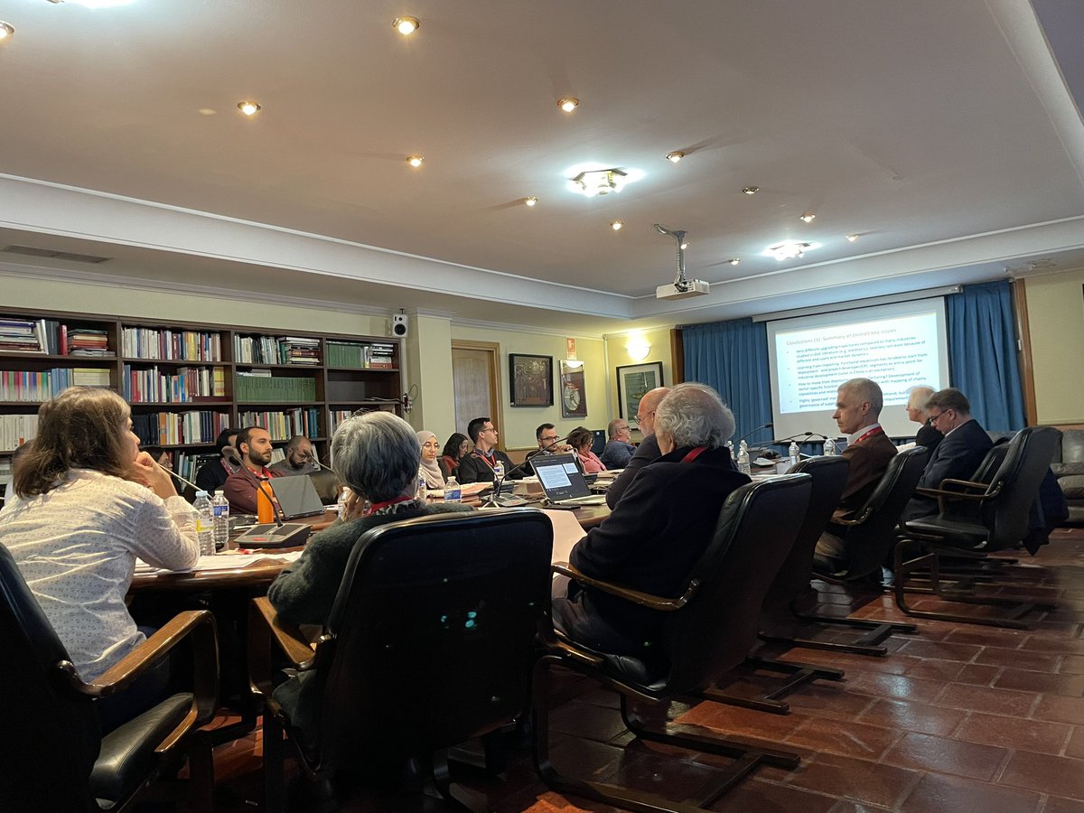 ucm_icei's tweet photo. Greening global value chains in the framework of circula economy @dema_val @RasmusLema hoy en el ICEI #CatChain Poject https://t.co/q8XrG1DArW