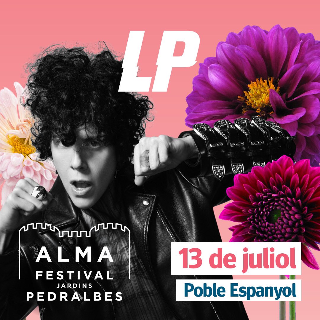 iamlp's tweet photo. Catch me in Barcelona on July 13th!  Tickets for Alma Festival go live on Thursday at 12pm CET! https://t.co/K5wykOA7RP