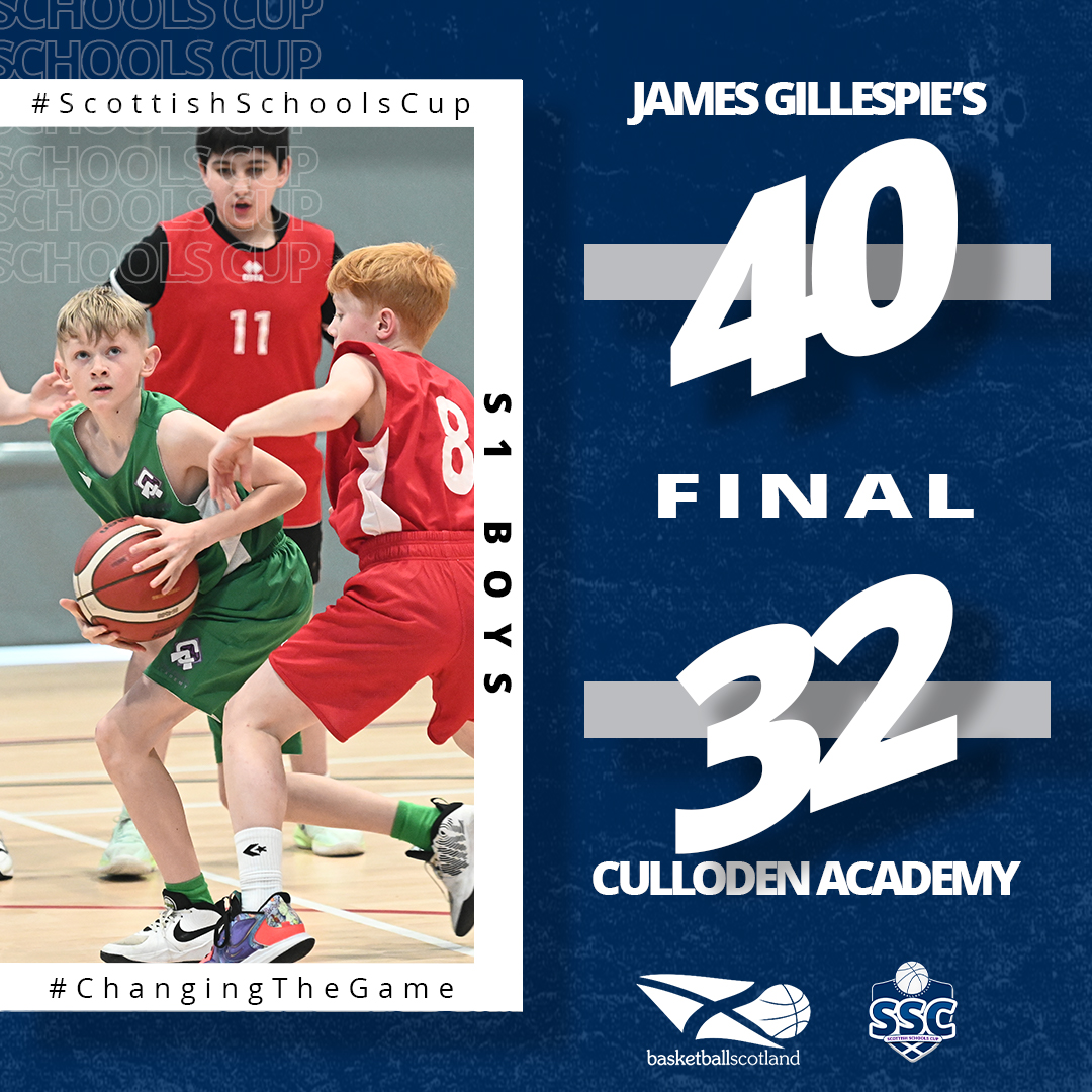 basketballscot's tweet photo. 🏆 | The #ScottishSchoolsCup has officially tipped off! 

After the first games of the day it's James Gillespie's and Graeme High School who are progressing to the Final. 

Glasgow Academy and Culloden Academy will meet next in the 3rd place game. https://t.co/4fXRyrLKi1