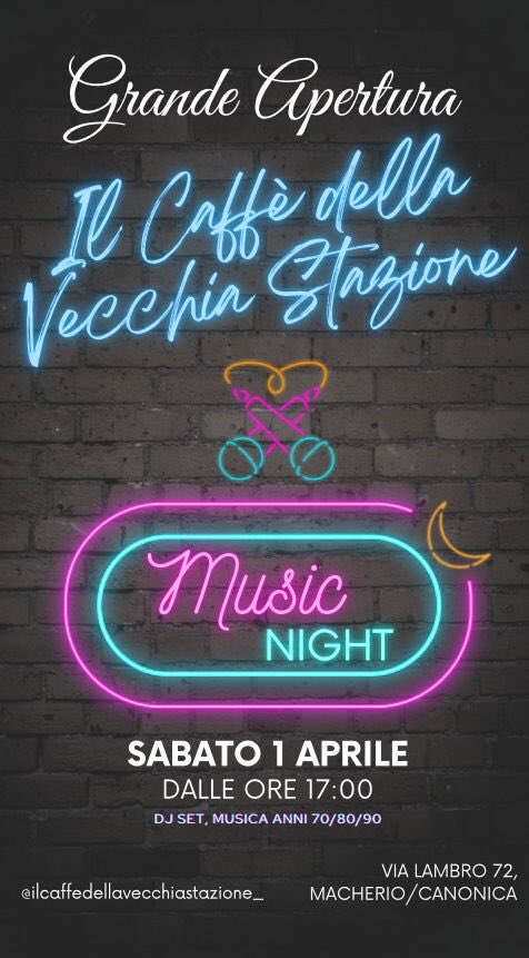 NOTAROMARCELLO's tweet photo. Inaugurazione
IL BAR DELLA VECCHIA STAZIONE
Via Lambro n 72
Macherio (MB) https://t.co/Wd15xTDLIO