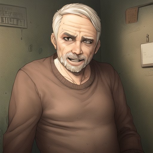 AIに僕の似顔絵描かせたんだが、誰だこのオッサンwwww 