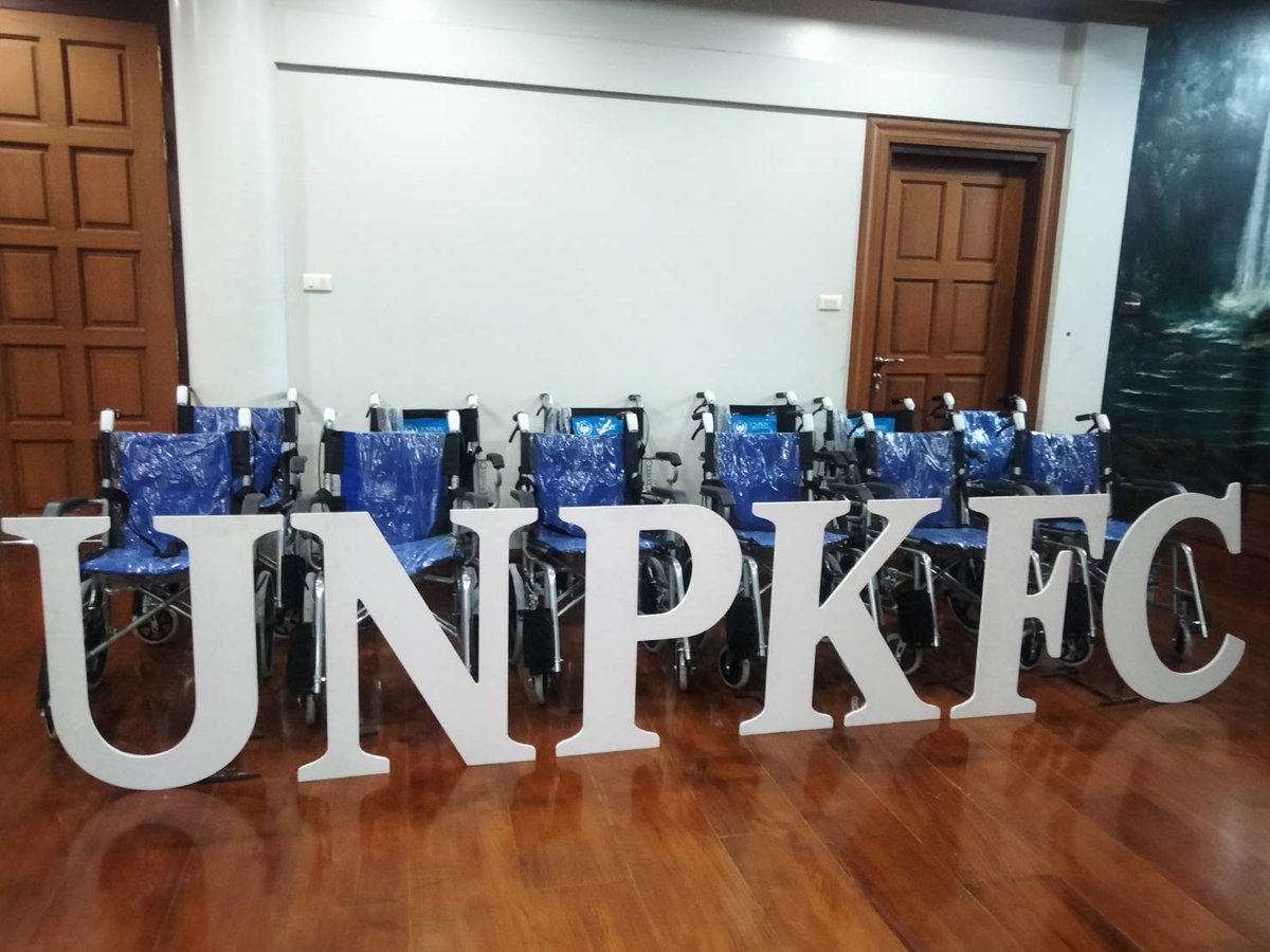 UNPKFC's tweet image. เตรียมกระจายลงพื้นที่ล๊อตที่3 
#UNPKFC #HumanitarianService 
#WheelchairDonation #WaterDonation #SDG6
#UnitedPeaceakeepersFederalCouncil