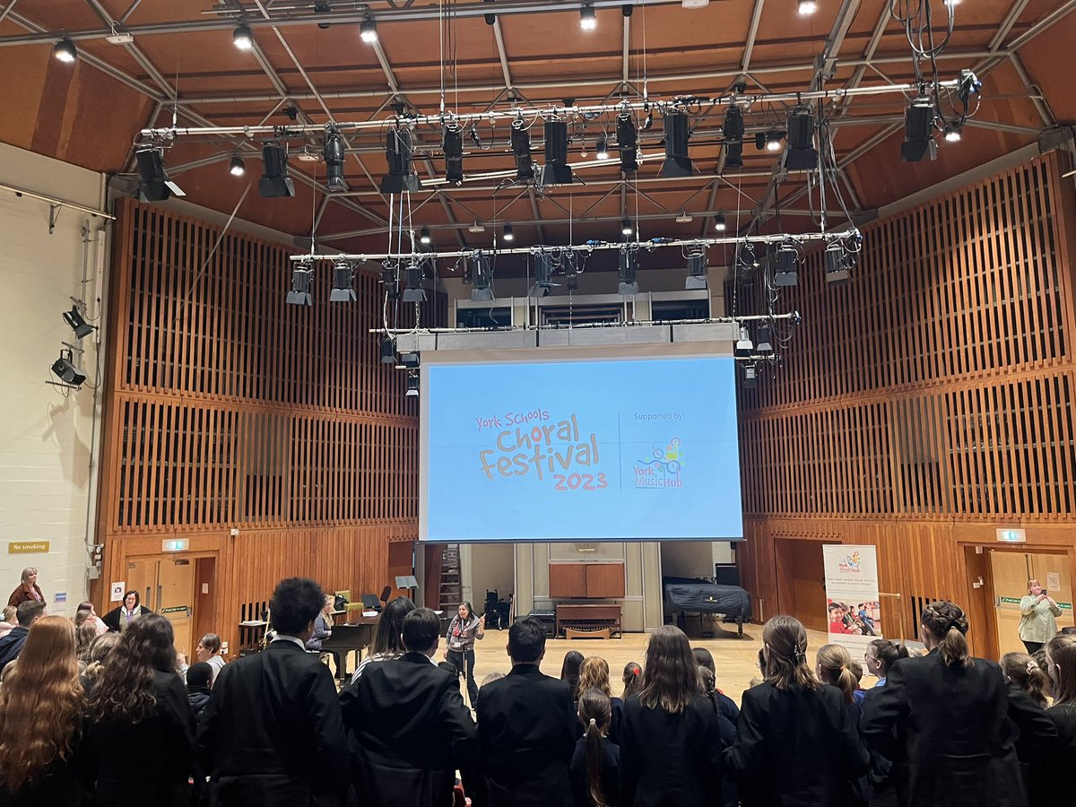 York Schools Choral Festival 2023 - day 2! 🎶