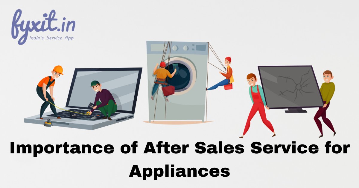 In today’s fast-paced world, consumers expect their home appliances to function smoothly and without any issues for a long period of time.

fyxit.in/blogs/importan…

#fyxit #IndiasServiceApp #IndiaServiceApp #aftersales #aftersalesservice #appliancesservice #Services