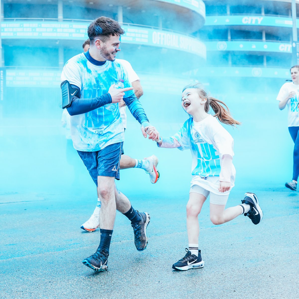 citcmancity's tweet photo. Check out some of our most favourite photos from Saturday's #BlueRun2023! โ๏ธ๐ธ
Thank you to everyone who ran, walked, danced or cheered in support of City in the Community. You are all incredible! ๐
| @ManCity | https://t.co/dHa4uVsM9f