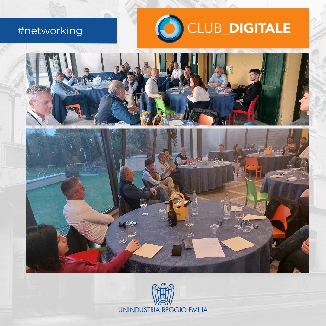 UnindustriaRE's tweet photo. Secondo appuntamento #Aperitivi_Digitali
format #Club_Digitale @UnindustriaRE per favorire #network e confronto tra imprenditori dell'Innovation Technology
Ogni partecipante ha portato la propria opinione ed esperienza su temi condivisi
clubdigitale@unindustriareggioemilia.it https://t.co/qSOJt2bRpG