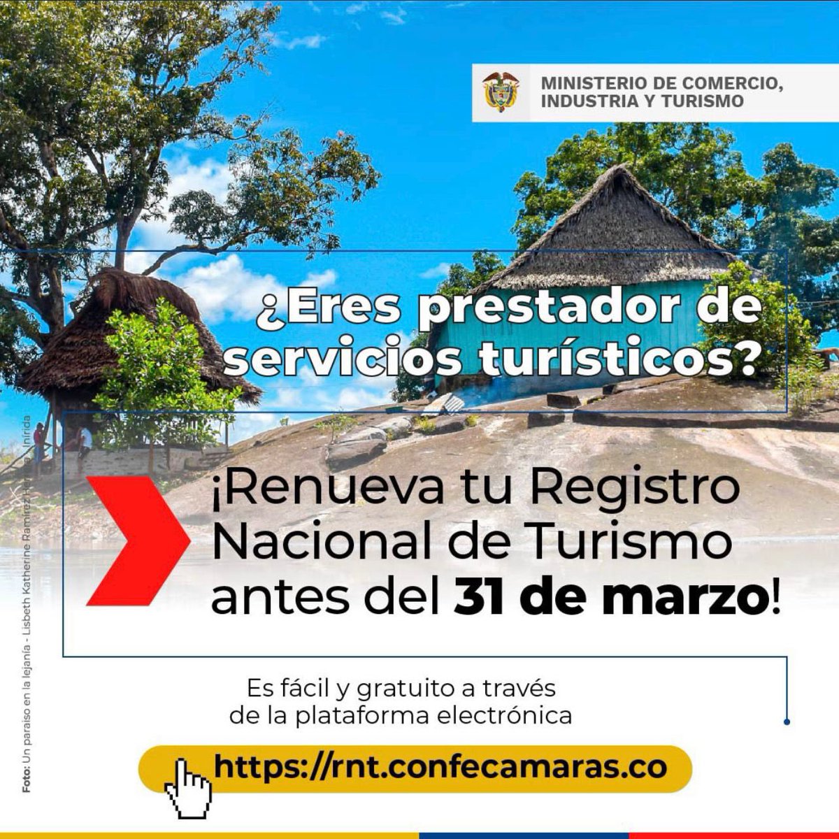 CotelcoCesar's tweet photo. A renovar tu Registro Nacional de Turismo antes del 31 de marzo, se vence el plazo ‼️ https://t.co/J3jbNP2dEI