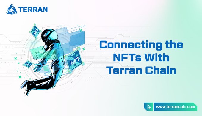TerrancoinNFT's tweet photo. #TerranChain is designed to act as a #blockchain platform by connecting the #NFTs across the world. With Terran, users can easily trade, invest, showcase, and discover new innovative opportunities in the massive digital jungle of NFTs.

#TerranCoin #TRR #nftmarketplace https://t.co/QGedfnsWWy