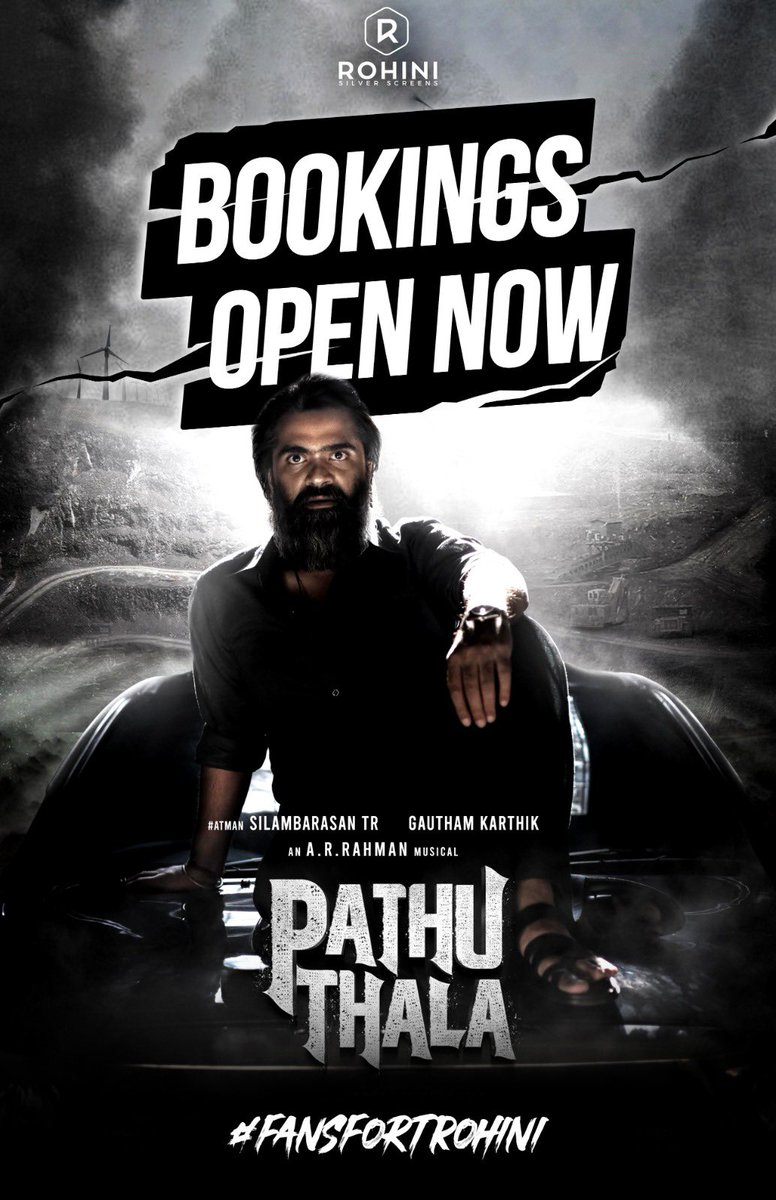 RohiniSilverScr's tweet photo. Bookings open now for the most expected @SilambarasanTR_ starrer #Pathuthala at #FansFortRohini 

Book now -> https://t.co/DYMGAjyjJ6

@Gautham_Karthik @StudioGreen2 @arrahman @nameis_krishna @Dhananjayang https://t.co/TRVdu7TDBT