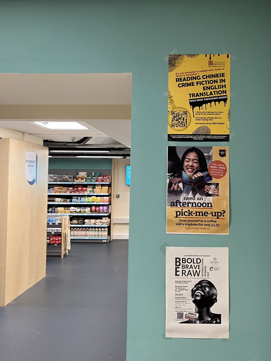 Thank you so much to <a href="/barbicanlib/">Barbican Library</a> <a href="/holborn/">Holborn</a> library <a href="/Bookmarks_books/">Bookmarks Bookshop</a> <a href="/ucl/">UCL</a> for allowing me to put up posters for my survey! Your support has been invaluable in helping me reach a wider audience. I truly appreciate it! #grateful #survey #research