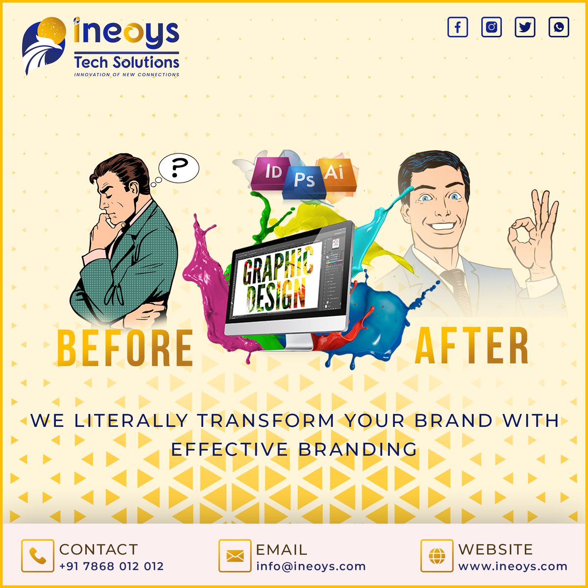 An established branding and ad agency in Madurai offers innovative branding options for your company.

#adagency #advertising_insta #socialmediaadvertising #mediaagency #advertising_agency #creativeadvertisingideas #ineoys #ineoysmadurai #ineoystechsolutionsmadurai