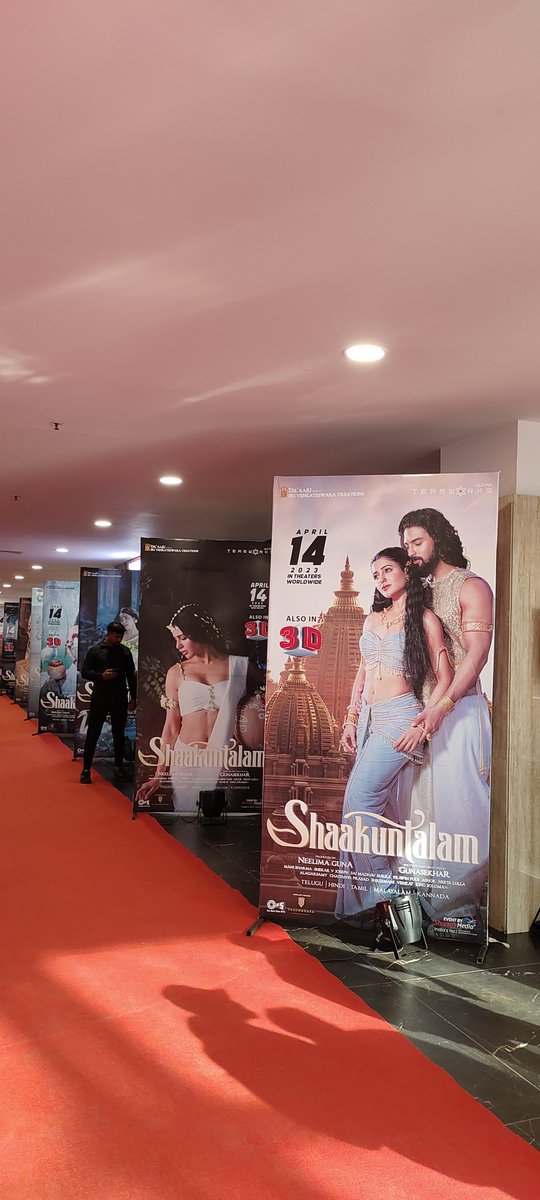manideep_mikee's tweet photo. #Shaakuntalam3DTrailer Event 💥 
@Samanthaprabhu2! ❤️ 

#Shaakuntalam 
#SamanthaRuthPrabhu https://t.co/sDZg1cOGvR