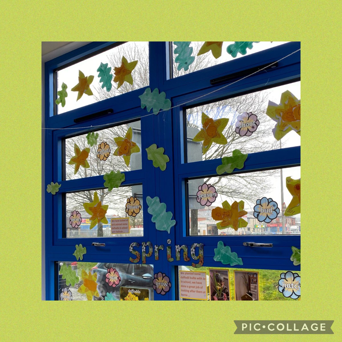 belindajohn71's tweet image. Our art sessions in Reception have focused on brush control and painting techniques and have created our fantastic new life display #receptionart #painteffects #springdisplay #painttechniques #springishere #habitats