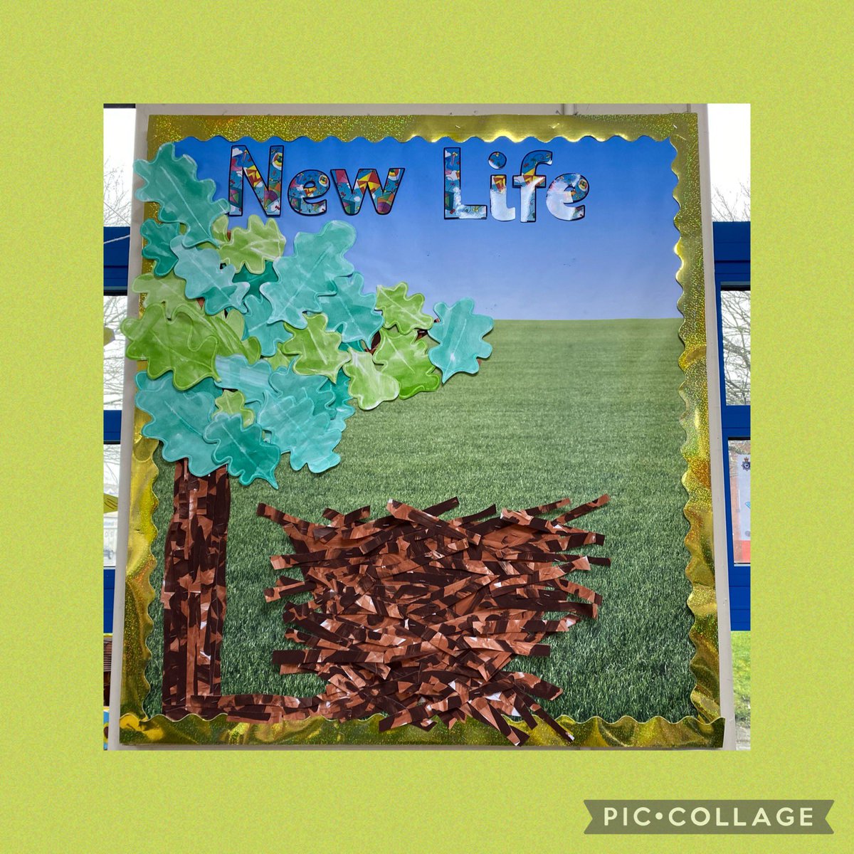 belindajohn71's tweet image. Our art sessions in Reception have focused on brush control and painting techniques and have created our fantastic new life display #receptionart #painteffects #springdisplay #painttechniques #springishere #habitats
