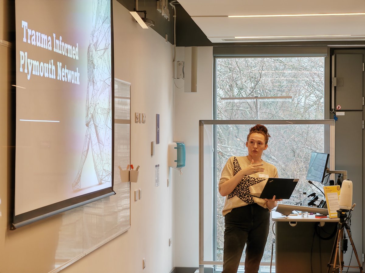 Here's <a href="/EmmaTaylor92/">Emma Taylor</a> presenting in the workshop on 'Lived experience in the context of trauma and abuse: the value and challenges' #livedexperience23