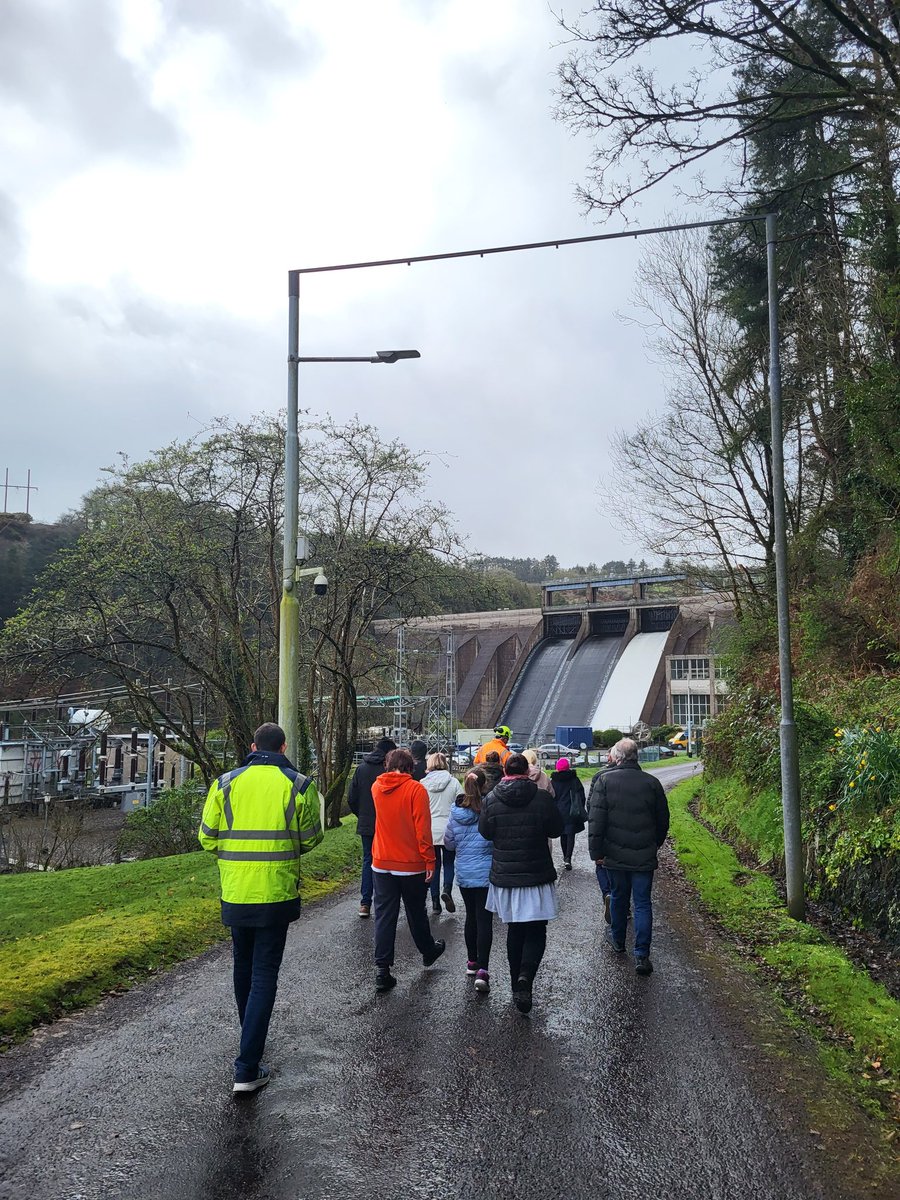 The start of the Hydroelectric Power Station Tour in Inniscarra dam @ESBNetworks with Frank Barry 
#corkloveslearning #corkcelebrateslearning