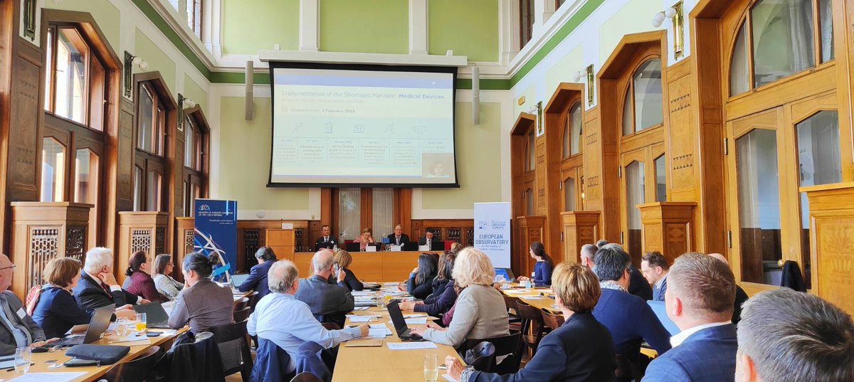 The 19th Plenary Meeting of the European Observatory on the Supply of #Medical_Radioisotopes is ongoing in Prague - hosted by the Czech Ministry of Industry and Trade
co-chaired by <a href="/Euratom_supply/">Euratom Supply Agency</a> agency and Nuclear Medicine  Europe