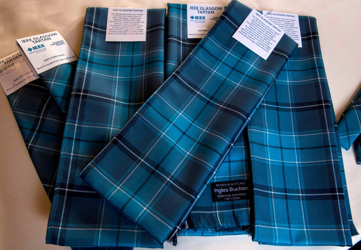 <a href="/WCNC_IEEE/">IEEE WCNC</a> Be part of the IEEE Glasgow Clan! Today <a href="/InglesBuchan/">Ingles Buchan Ltd</a> will be in Hall 1 from 1030am - 2pm, offering you the chance to get your very own piece of this exclusive tartan, designed specifically to celebrate our IEEE friends. inglesbuchan.com/product-catego…