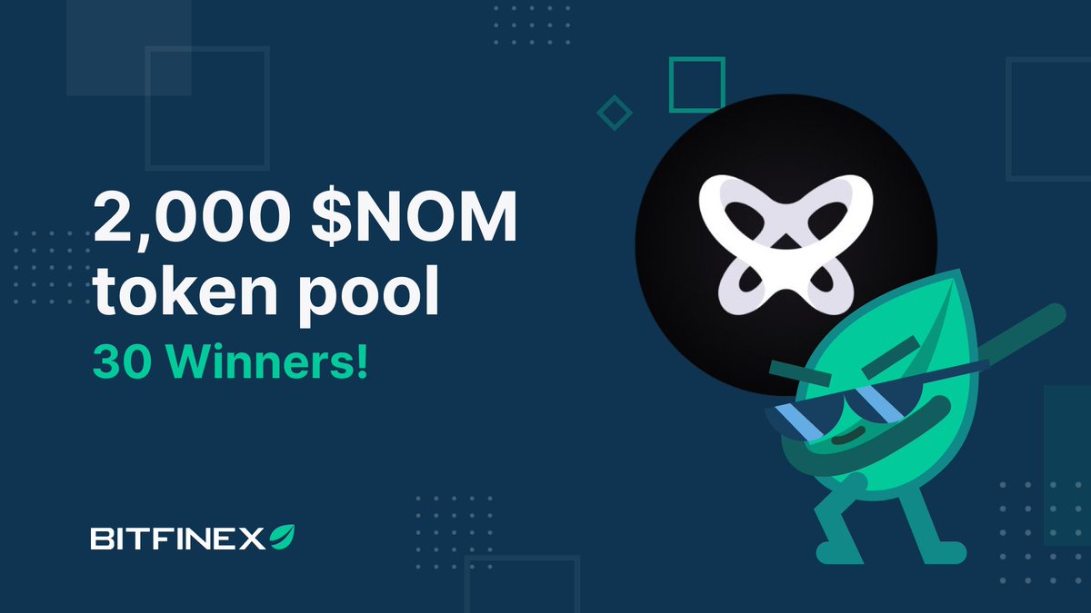bitfinex's tweet photo. 📢 This Friday - get ready for the Bitfinex Telegram Takeover by @OnomyProtocol! 

You could win big in the $NOM airdrop! With a prize pool of 2,000 $NOM tokens, there's no time to waste. 

Join our Telegram and don't miss your chance to win 🔥👀
https://t.co/FMxCcKWuxM https://t.co/CAcbPSCfUi