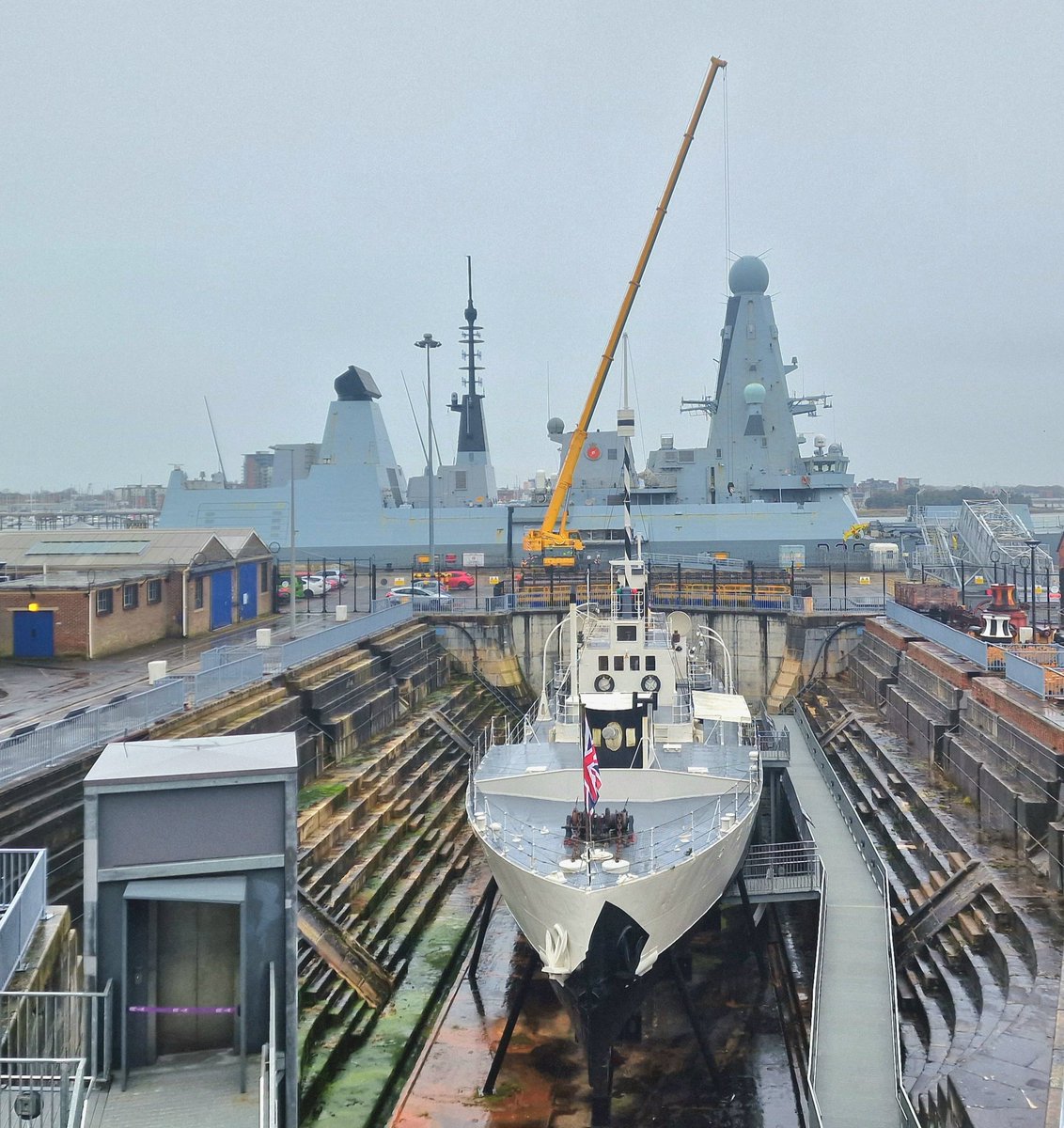 AWenham1's tweet image. HMS Defender seen today @NavyLookout @HMSDefender @NavyRecognition @ThingsNavy @WarshipCam @WarshipsIFR @warshipworld @WarshipPorn @RoyalNavy #hmsdefender #warship #warships #type45destroyer