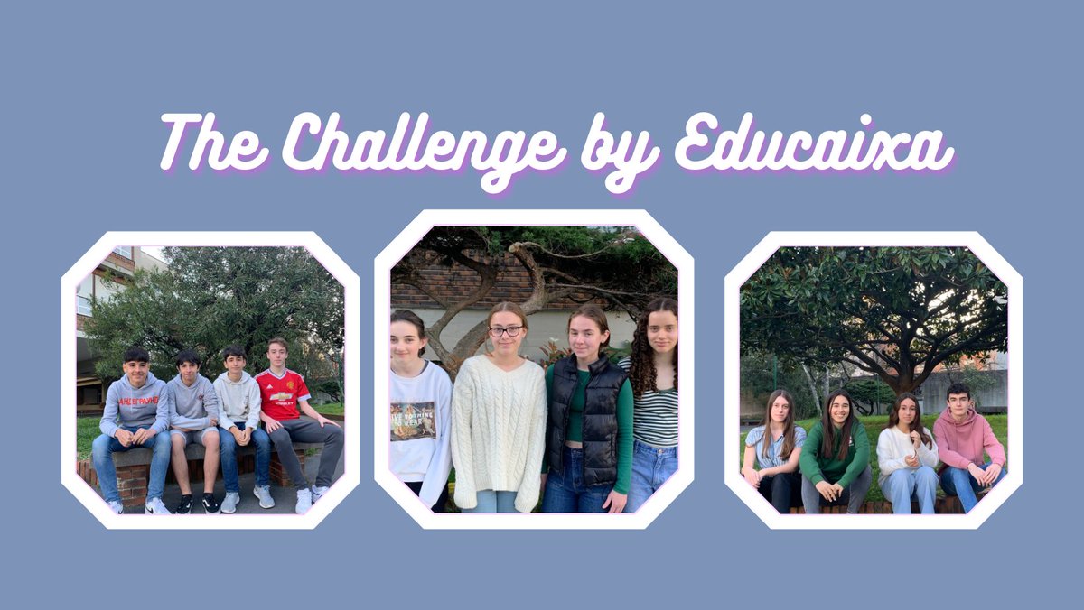 LaSalleBilbao's tweet photo. The Challenge by @Educaixa Berriro lortu dugu! Zorionak neskak eta mutilak zuek proiektuak hain ondo garatzeagatik. Nuestro alumnado de 3º ESO participará un año más en el campus de Barcelona.  
https://t.co/c69LrAoAAy https://t.co/jCXZd3WgNm