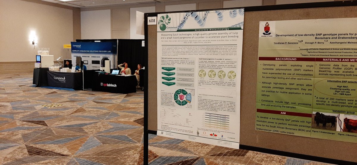 Excited to give a flash talk for my poster today about a high-quality tulip genome and a graph-based pangenome of cucumber at #AGBTAg23 ! <a href="/genetwister/">Genetwister Technologies</a> <a href="/agbt/">AGBT Meeting</a> 🤩 🧬 See you at poster 608!