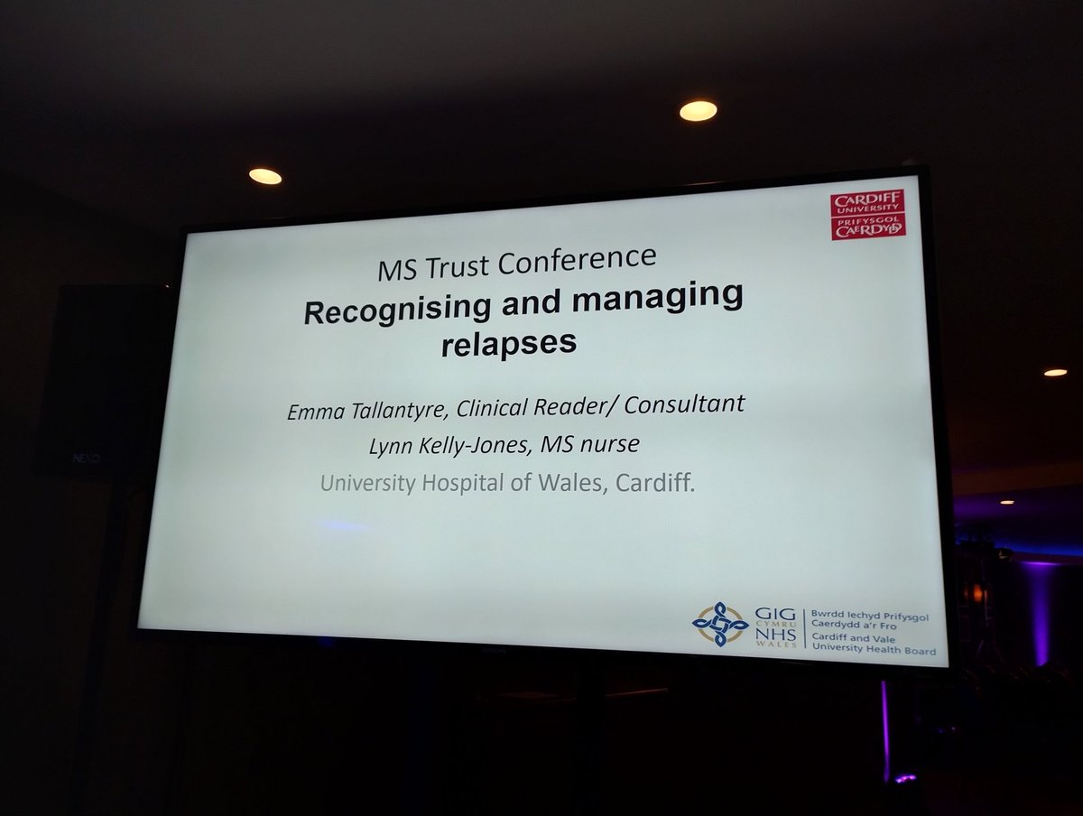 Joanna53840778's tweet image. Talking about relapse @ETallantyre @LynnJon12120145 fantastic session fantastic speakers  👌👏👌 proud to be part of this amazing team @CAVUHB @curtingirl @MSTrustforHPs  @MSTrust #MSTrustConference2023