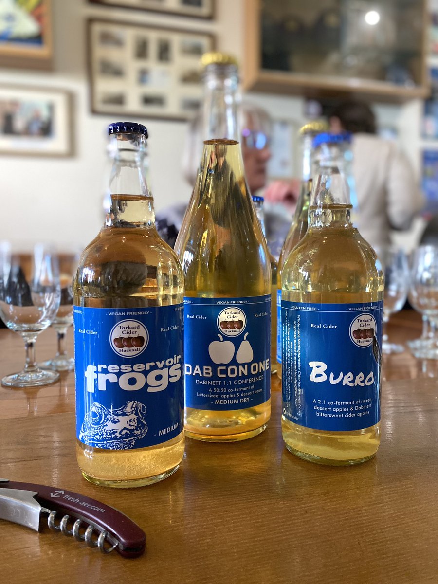 nottscider's tweet image. Last Saturday was my turn to lead a presentation &amp;amp; talk plus tasting to the @NCiderclub with a group of winemakers, cidermakers, &amp;amp; #cider drinkers present. We went from bone-dry "raw" still, through 3 types of our 500ml &amp;amp; 750ml bottled sparkling #ciders. #goodfun #Nottingham