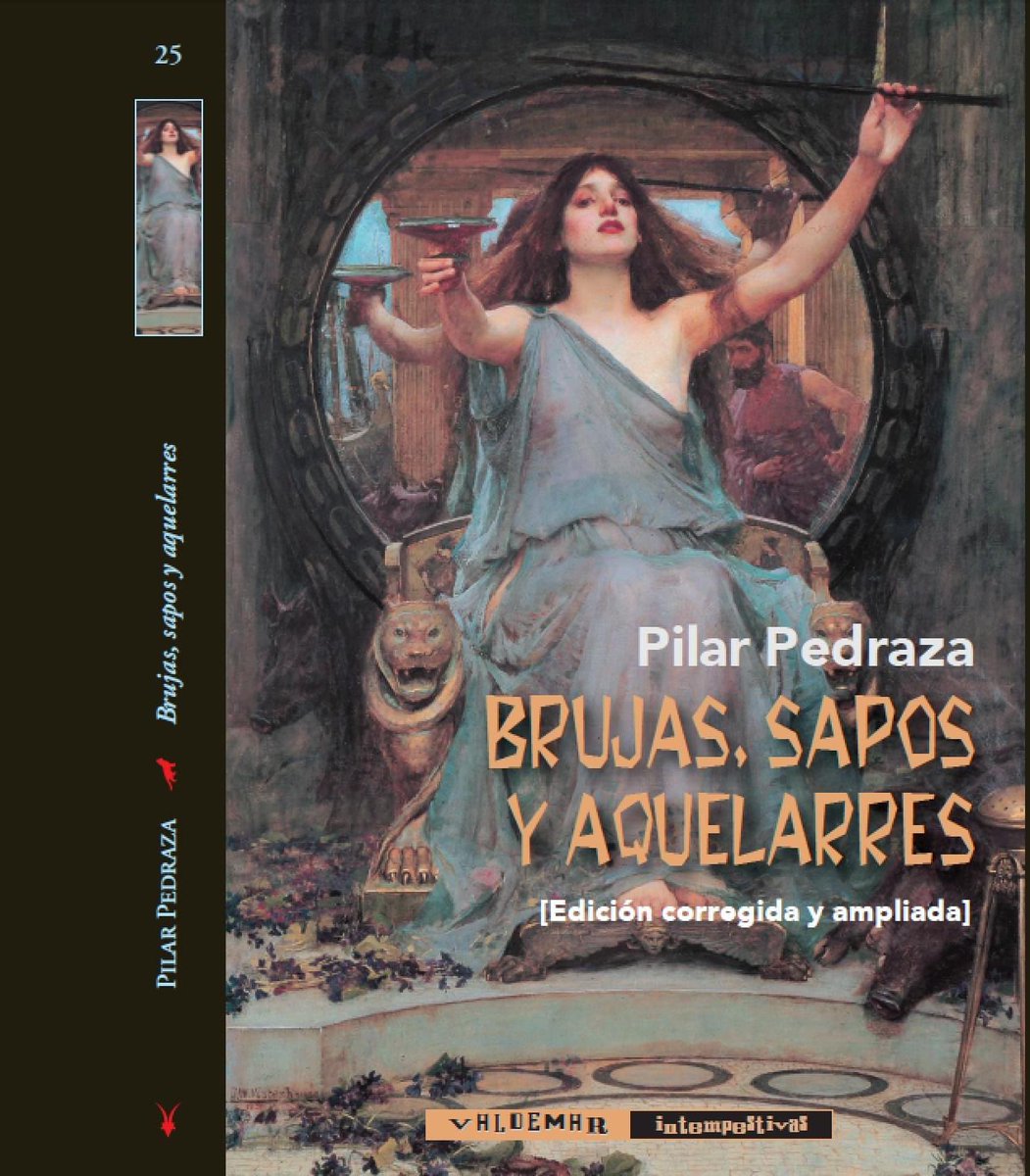 En abril llega a librerías la reedición (ampliada) de ‘Brujas, sapos y aquelarres’, el mítico ensayo de Pilar Pedraza 🧙🏻‍♀️ 🐸 🔥