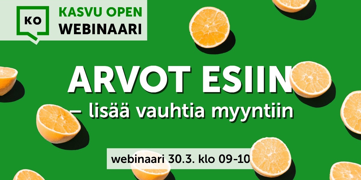 kasvuopen's tweet image. Mitkä asiat vaikuttavat suomalaisten ostopäätöksiin? Nappaa vinkit Arvot esiin -webinaarista: kasvuopen.fi/webinaari-arvo… 

#kasvu #kasvuopen #webinaari @SuomalainenTyo