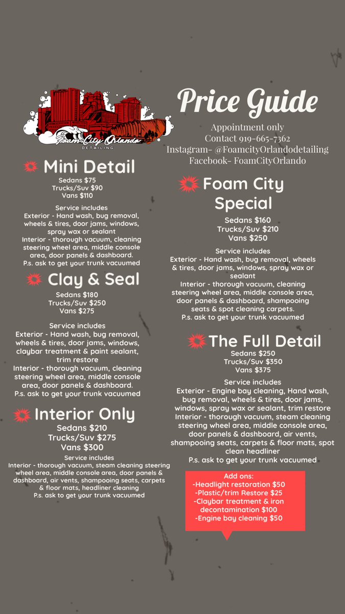 Freshyy_'s tweet photo. If you looking for a mobile detailer with great customer service &amp; great prices. Hit us up!! https://t.co/37KenS7xsg