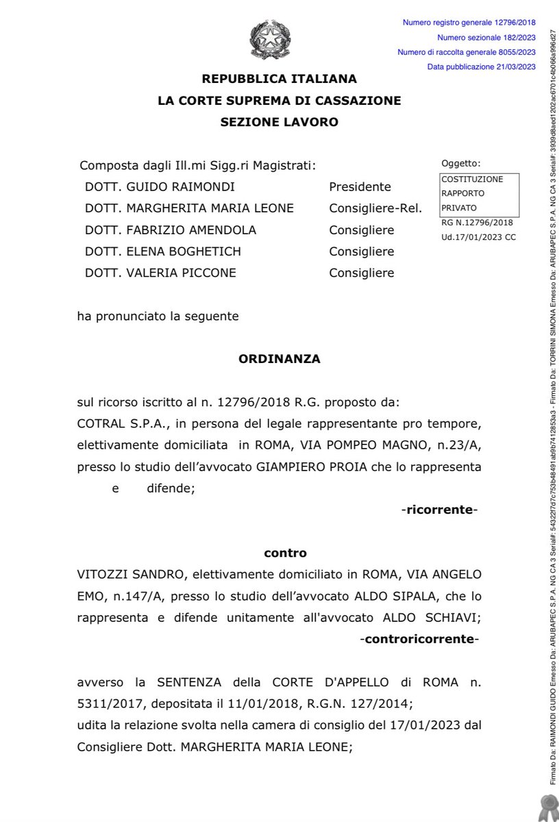 ant_lamberti1's tweet photo. Cass. 8055/2023: si configura interposizione fittizia di manodopera se il dipendente dell'appaltatrice viene adibito a mansioni diverse da quelle oggetto dei servizi appaltati e sottoposto al potere direttivo da parte dei dipendenti della committente-> https://t.co/PcR0UlyBrB https://t.co/E9rspIUAO5