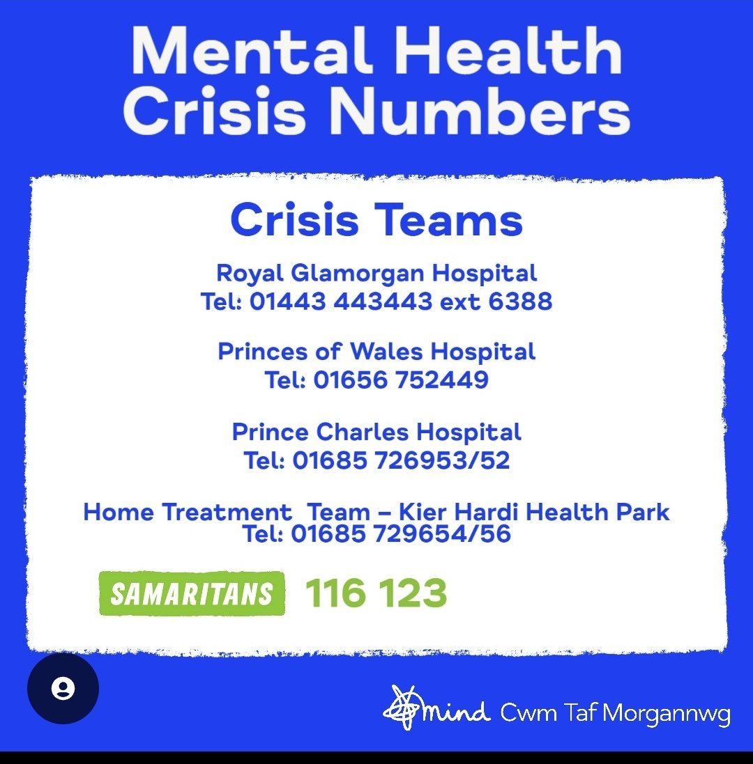 #mentalhealth #ctmmind Help is out there, please don't be afraid to reach out