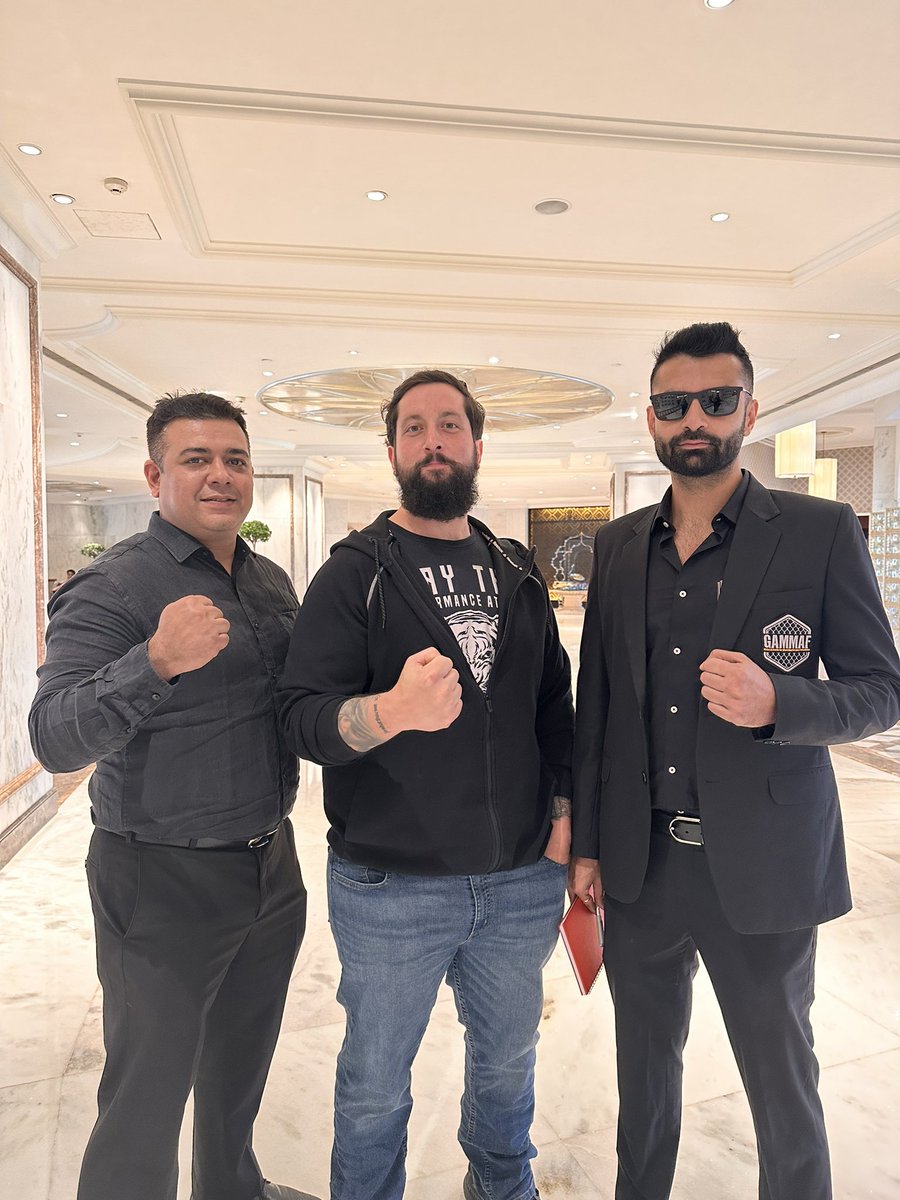 Rahul Chabra, Mannan Dattah and John Groves are gearing up for the biggest event of the year 2023 #MFN11 
.
See you all on 31st March at #talkatorastadium and live 📺 on @DisneyPlusHS 🙌🏻🙌🏻
.
#Aimmaa #Gammaf #MFN11