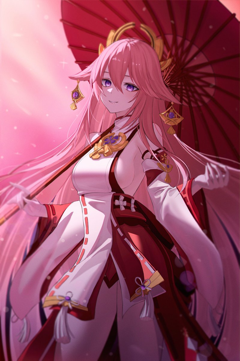 #illustration #GenshinImpact #原神 #八重神子