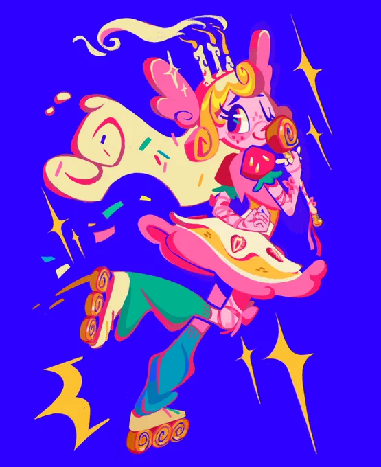 hey #VisibleWoman! I'm a character designer and illustrator from Spain who loves drawing anything fun and colorful!   