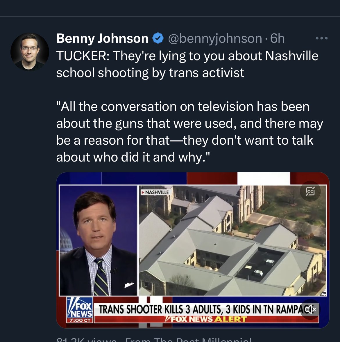 v_dem8's tweet photo. If the most recent mass shooting doesn’t seem like a fckng psyop-idk what does. I have no doubt that this was absolutely a setup. All this anti lgbtq legislation coming out and then this just happened. This is absolutely going to be weaponized. In fact, it’s already begun https://t.co/r2tQAUodgh
