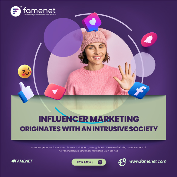 FameInfinity_'s tweet photo. Influencer marketing originates with an intrusive society
In recent years, social networks have not stopped growing. Due to the overwhelming advancement of new technologies, influencer marketing is on the rise.

Read More : https://t.co/oU6WMllYtU https://t.co/EQxvHJ58ou