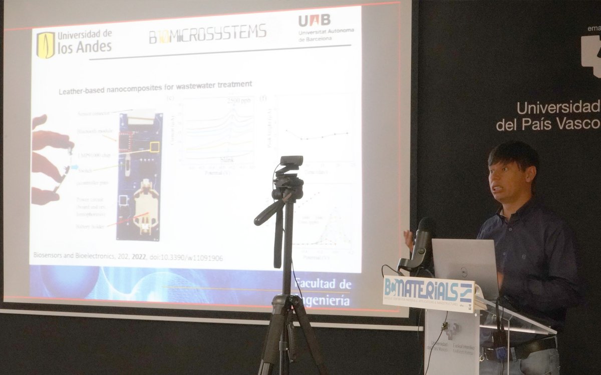 BCMaterials's tweet image. Great invited talk today with @JohannFOsma from @Uniandes learning about #Bionanocomposites and #Microsystems applied to different industries. Thanks for coming and sharing your expertise, Johann! @ztf_fct @upvehu