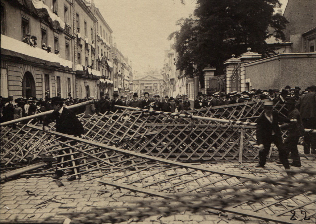 Déjà en 1903, une violente manifestation à #Nantes