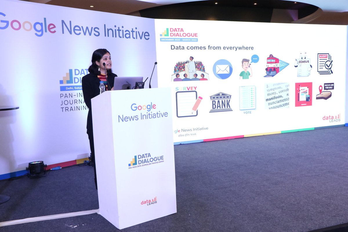 data_LEADS's tweet photo. At #DataDialogue, we trained over 2000 Journalists, Academicians, Media Students across over 600 Newsroom & Press Clubs covered, 160 Universities & Colleges on ways to indulge in #data in #journalism
@TanaySukumar @rakeshdubbudu @anoushkd @shruthi1mohan https://t.co/iEhHYolpDB