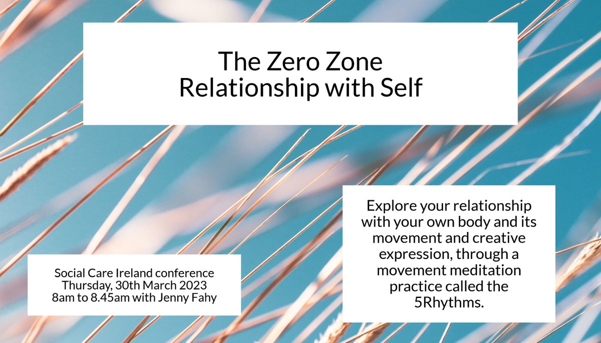 SocialCareIre's tweet image. SOCIAL CARE IRELAND CONFERENCE 2023

Begin Day 2 of the conference with Jenny Fahy 
All genders, ages, shapes are welcome, no experience of dance is needed. Bring your curiosity and come and begin the day in a creative, active, fun way.

socialcareireland.ie/.../social-car…
#sciac2023
