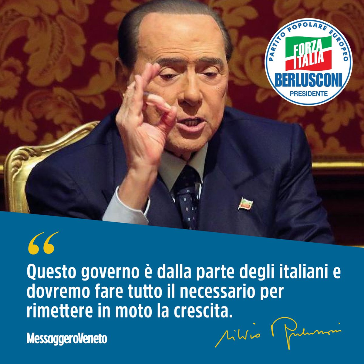 Ho ben chiaro il fatto che abbiamo davanti a noi un anno difficile, ma sono fiducioso nella capacità degli italiani, di chi lavora e di chi crea lavoro, di andare avanti.